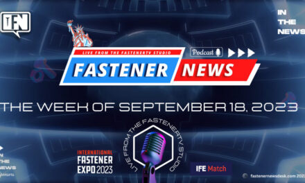 IN THE NEWS with Fastener News Desk the Week of September 18, 2023