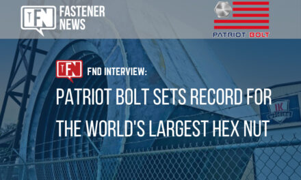 Patriot Bolt Sets World Record for the Largest Hex Nut