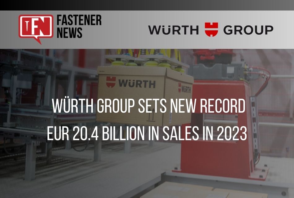 Würth Group sets a new record, EUR 20.4 billion 2023 sales