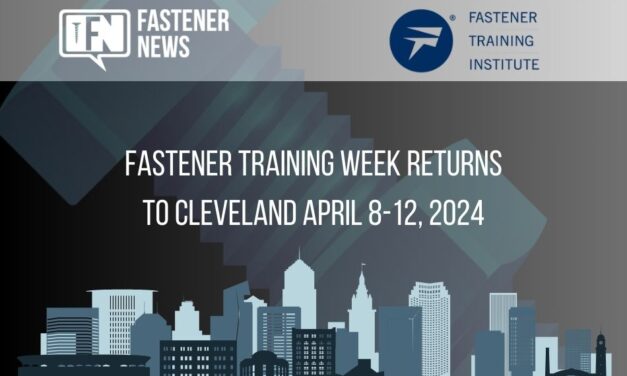 Fastener Training Week Returns to Cleveland April 8-12