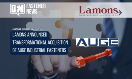 Lamons Announced Transformational Acquisition of Auge Industrial Fasteners