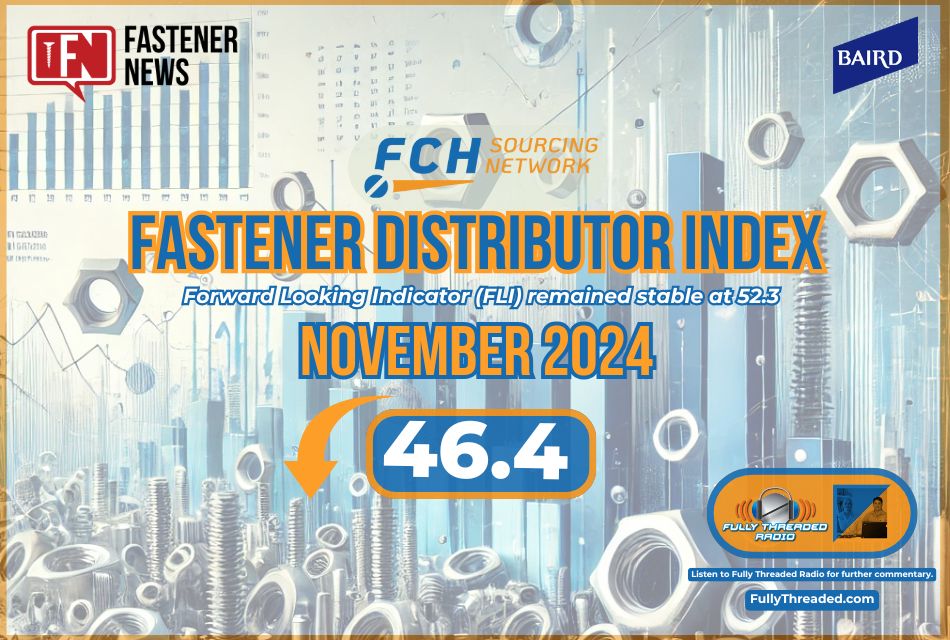 Fastener Distributor Index (FDI) | November 2024